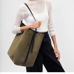 Gap Vegan Suede Bucket Bag